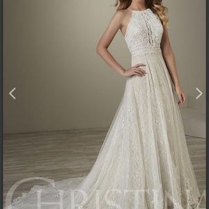 Unaltered wedding dress Champagne / Ivory